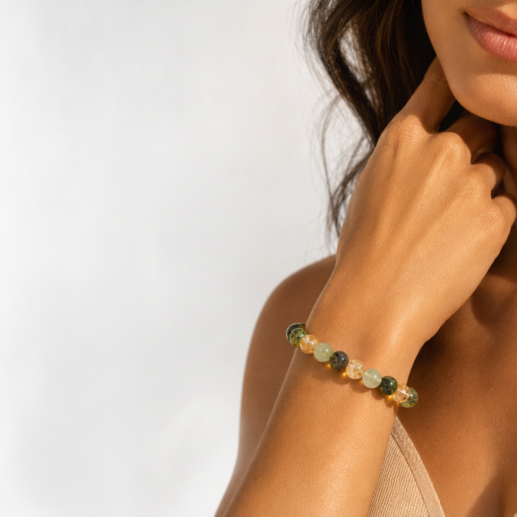 Bracelet Abondance trois pierres - 2